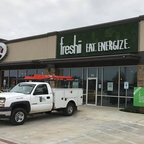 Wildts Wiring did the electrical work for Freshii